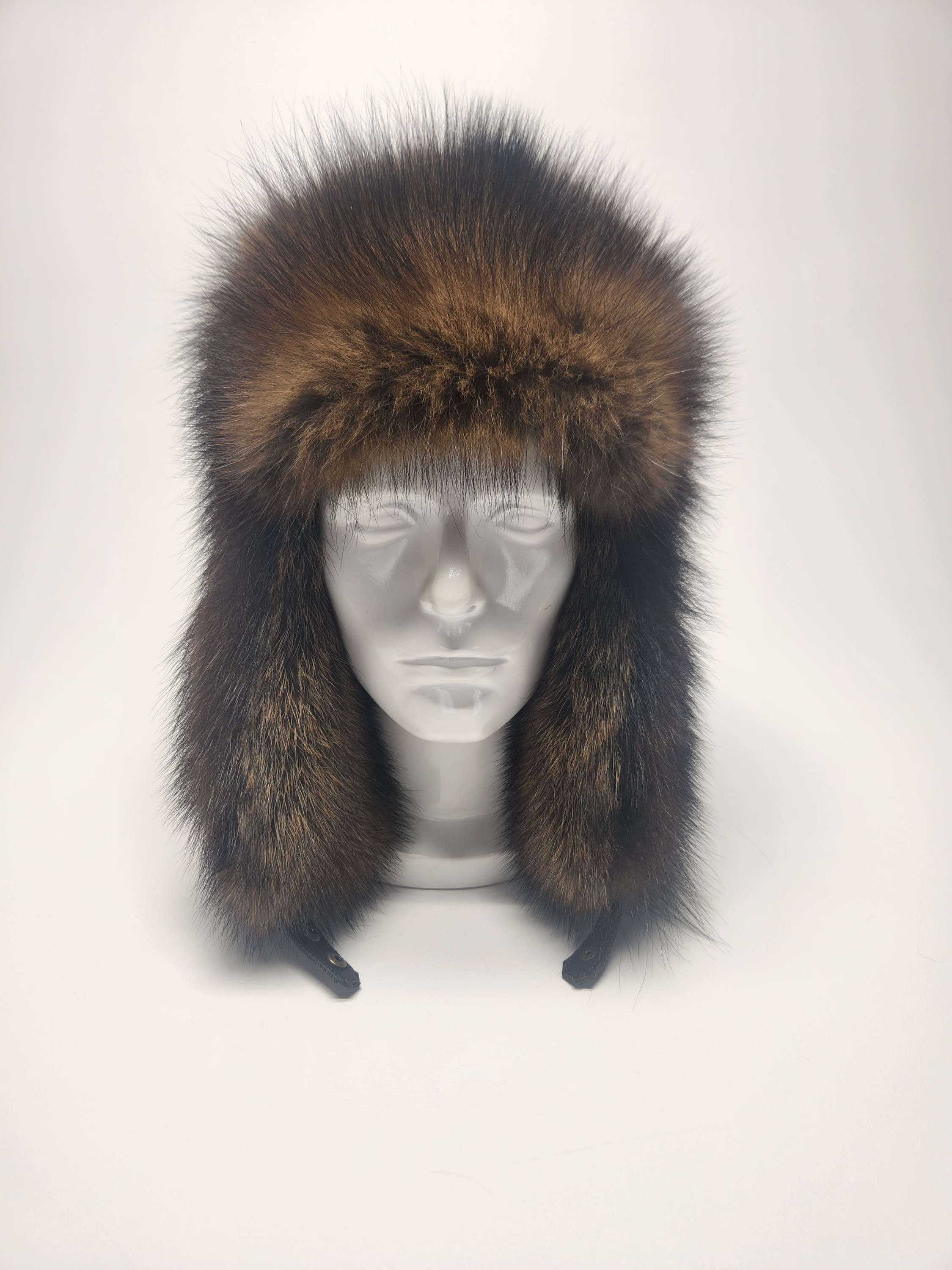 Fisher Fur Trapper Hat. XL