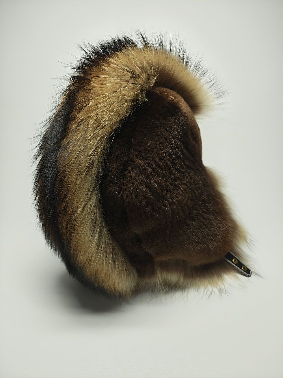 Thumbnail: Mohawk Sheared Beaver and Finn Raccoon Trapper Hat.  2XL