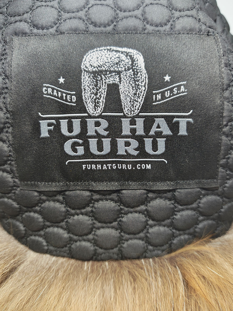 Thumbnail: Coyote Fur Trapper Hat.  XL