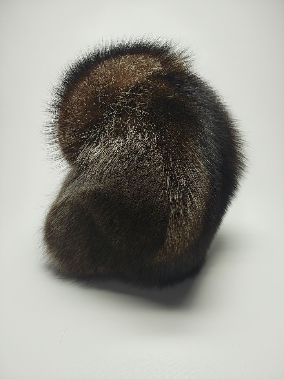 Thumbnail: Silver Tipped Raccoon Trapper Hat.  LIMITED EDITION TOP LOT SERIES HAT,  2XL
