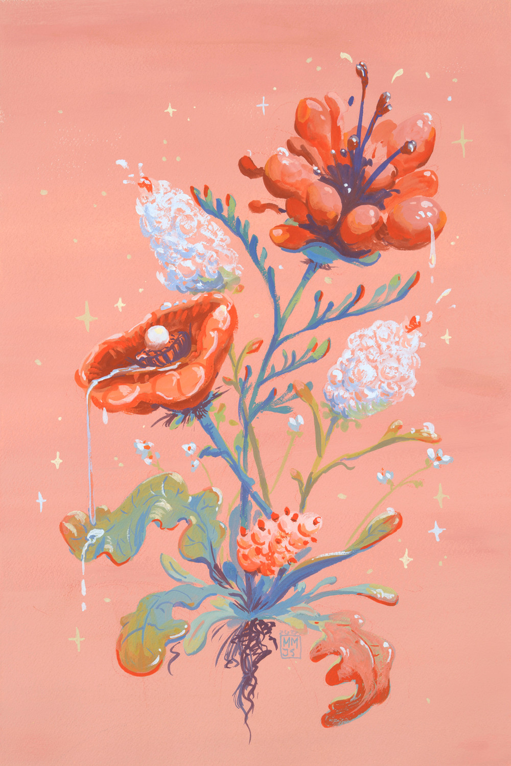 Thirsty Flowers #1 Giclée Print