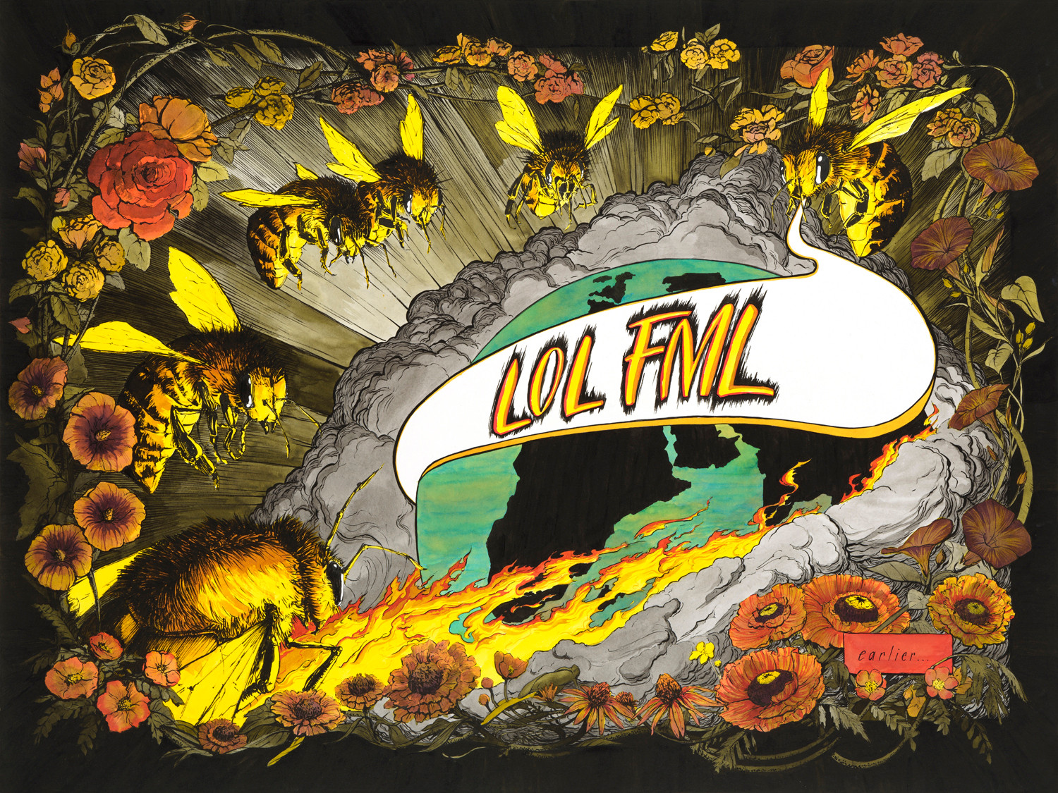 "LOL FML" Print