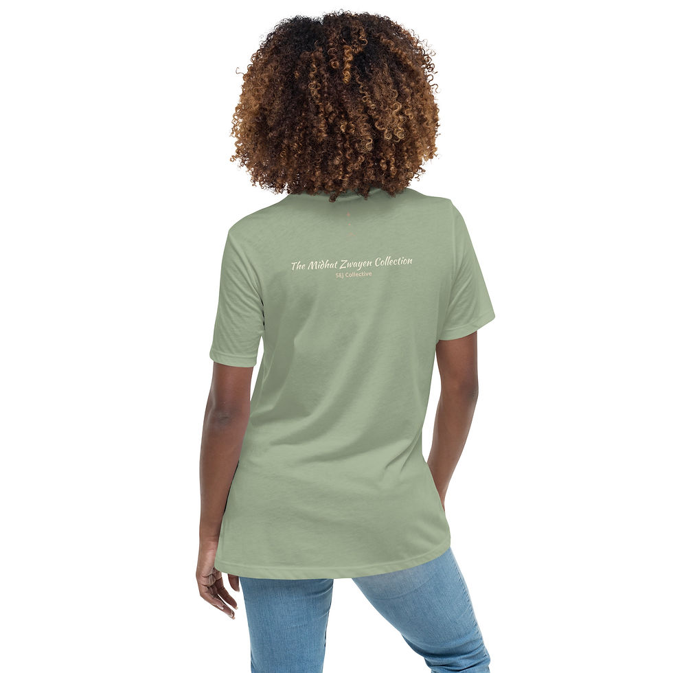 Thumbnail: The Midhat Zwayen Collection "TRUST is SLOW" Women's Relaxed T-Shirt