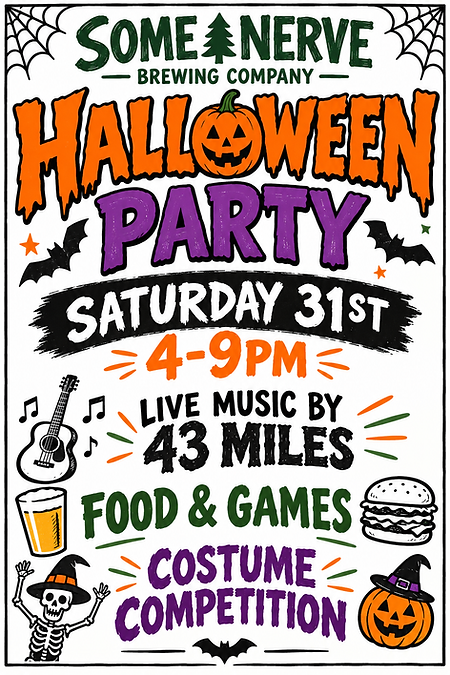 Some Nerve Halloween Party Poster.png