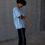 Miniaturbild: Unisex T-Shirt "Human Rights" hellblau