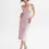 Miniaturbild: MINT Midi Slip-Seidenkleid in rosa