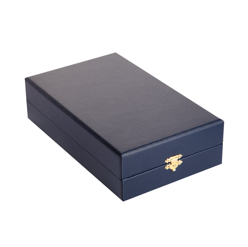 Thumbnail: Blue Box VIP crystal shield gift, custom trophies, Trophy Award Clear Branded