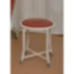 Nurse/Attendant Stool With Cushion Rexene Color -Brown As In The P/C
