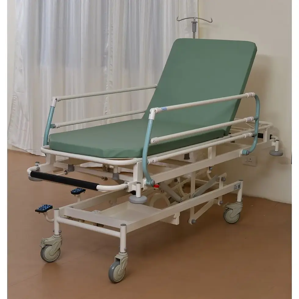 Emergency Recovery Stretcher (Hi-Low, Trendelenburg & Reverse, Head Up On Ratchet) P/C