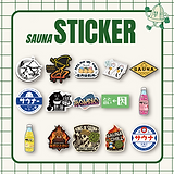 サウナステッカー