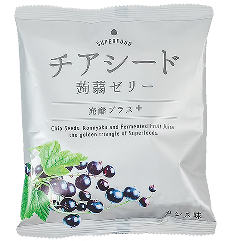 チアシード蒟蒻ゼリー発酵プラス カシス