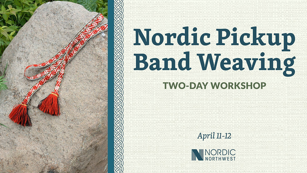 Nordic Pickup Band Weaving: Two-Day Workshop