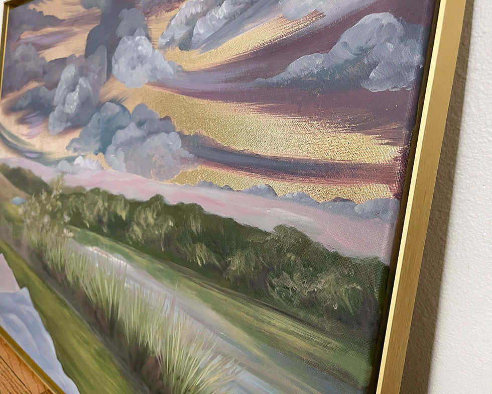 Thumbnail: Music in the Vines II - Oil Painting