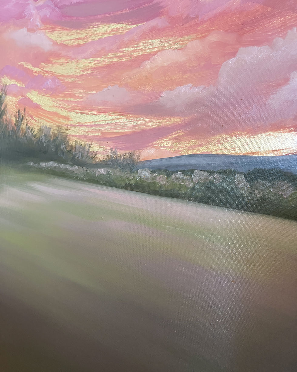 Thumbnail: Randall Dog Park II - Oil Painting
