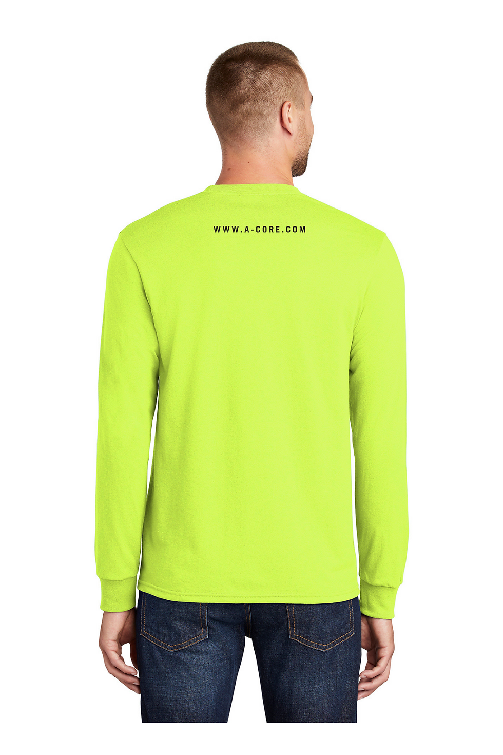 Thumbnail: Long Sleeve Safety Color A-Core Flag T-Shirt