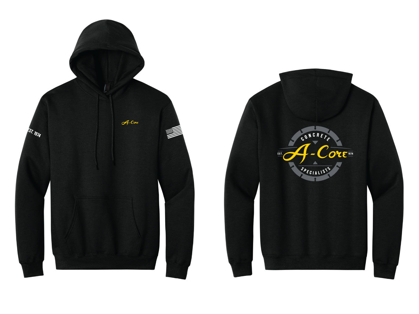 PC78HT Port & Co® Tall Core Fleece Pullover Hooded Sweatshirt