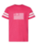 Thumbnail: LAT - Youth Football Fine Jersey Tee - 6137
