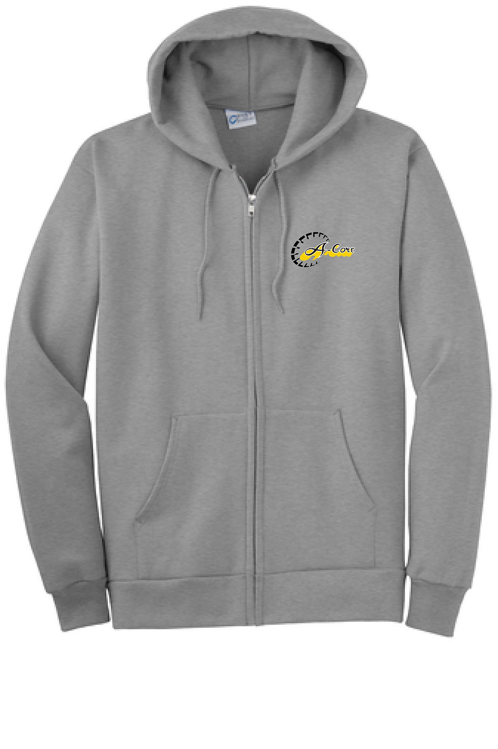 Thumbnail: PC90ZHT Port & Company® Tall Essential Fleece Full-Zip Hooded Sweatshirt