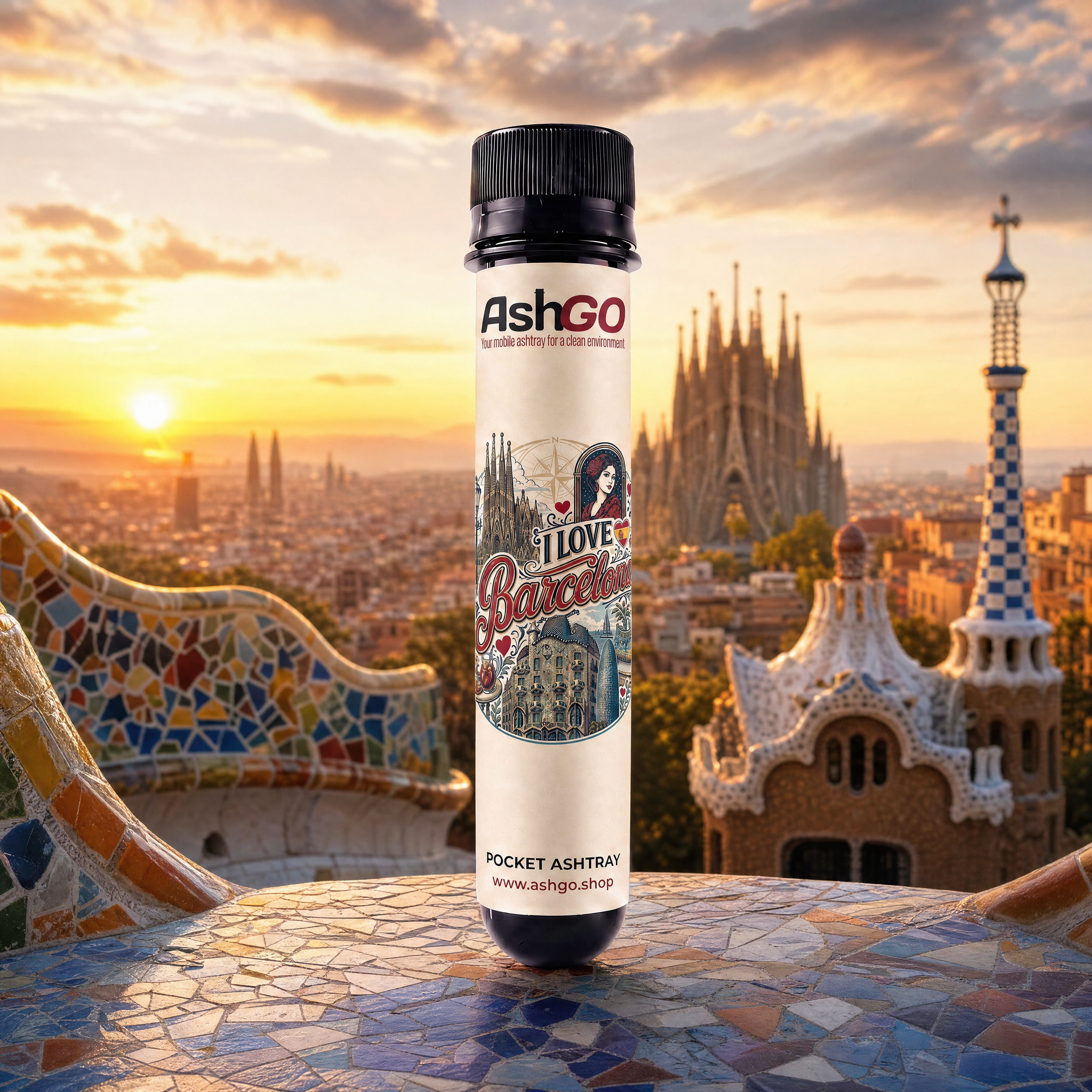 AshGO - I love Barcelona (M-018)