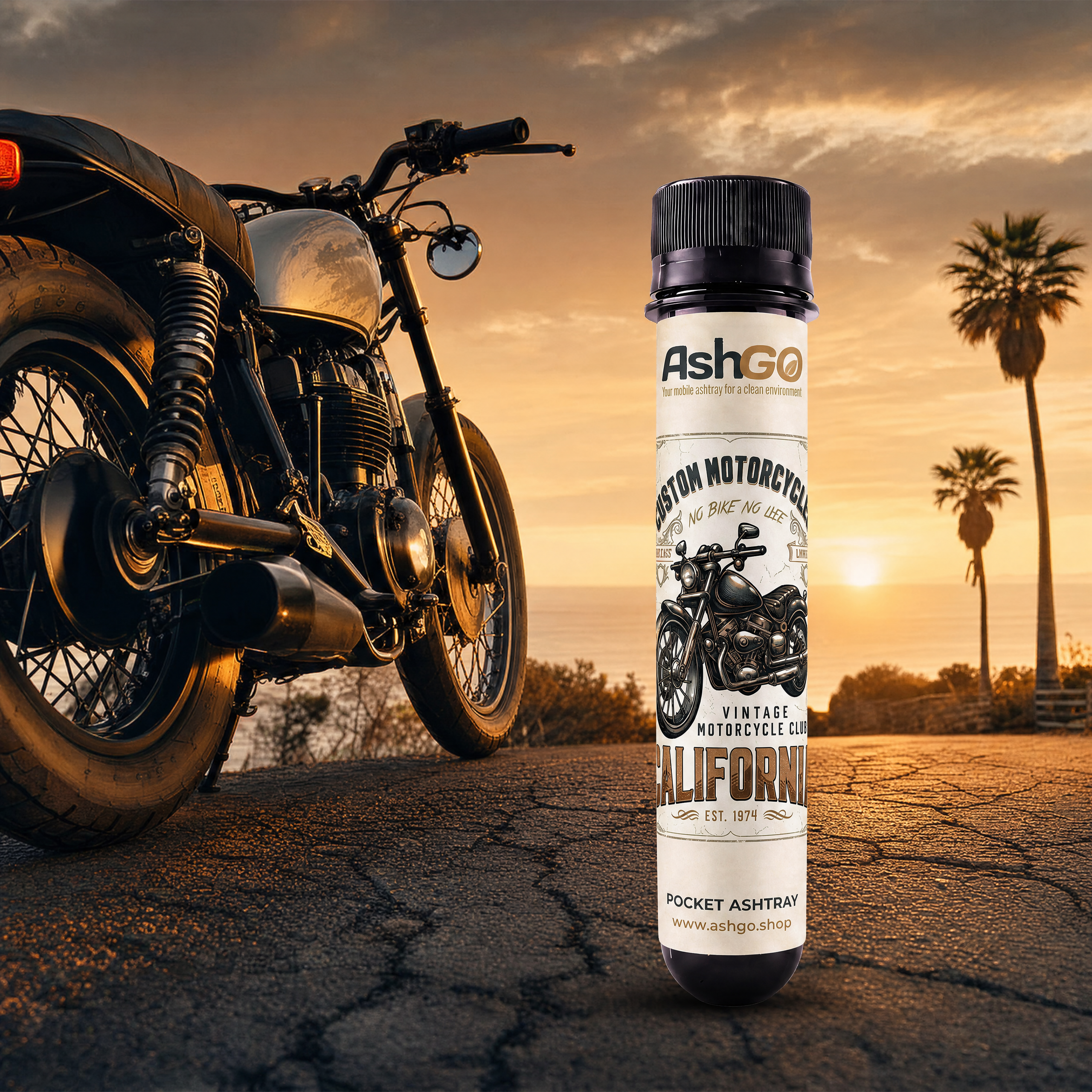 AshGO - Custom Motorcycles California (M-054)