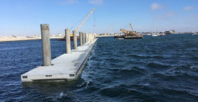 New Floating Wave Attenuator in
Walvis Bay