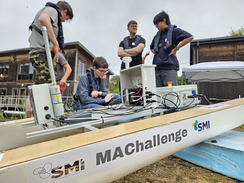 SMI's bienniel Marine Autonomy Challenge (MAChallenge) offers university students direct, hands-on experience with the cutting-edge technology that is defining the future of the industry.                                   Credit: Society of Maritime Industries.