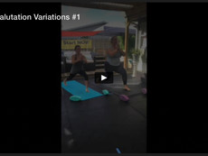 Sun Salutation Variations #1