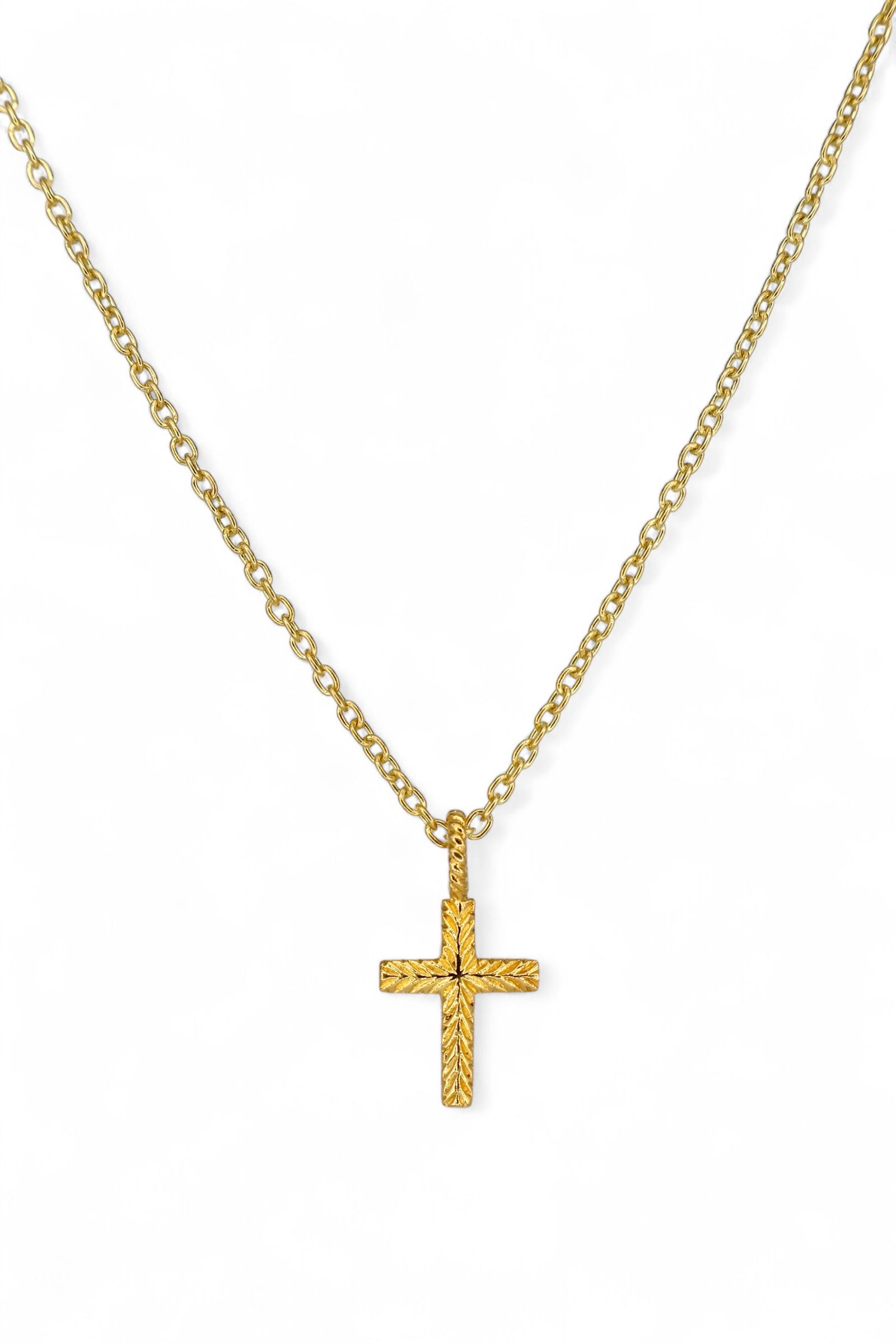 Winged Gold Cross
