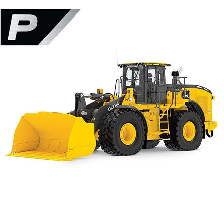 John Deere 824 P-Tier wheel loader, official John Deere product photo