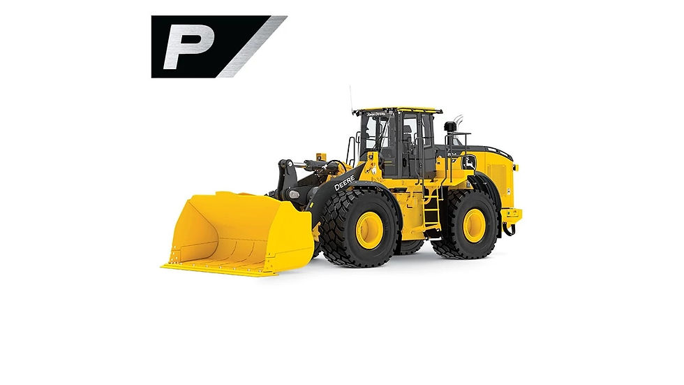 John Deere 824 P-Tier wheel loader, official John Deere product photo