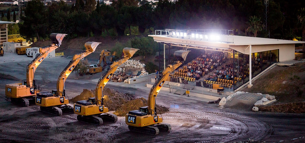 Caterpillar Demonstration and Learning Center testing facility, official CAT image