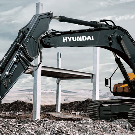 Hyundai HX300A L crawler excavator, official Hyundai Construction Equipment product photo