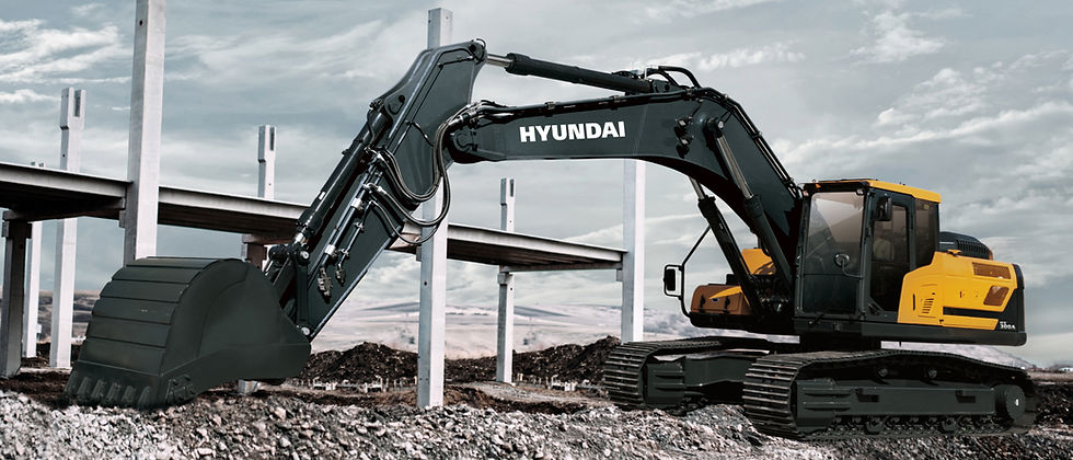 Hyundai HX300A L crawler excavator, official Hyundai Construction Equipment product photo