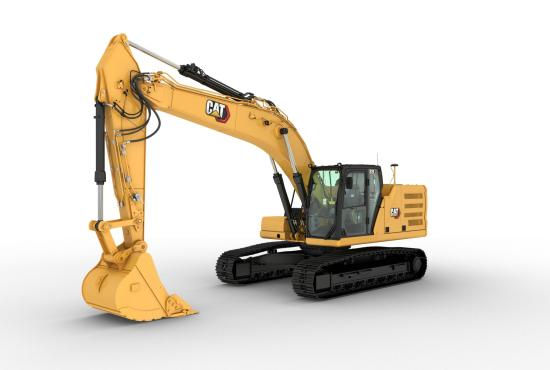 CAT 326 medium excavator, official Caterpillar dealer product photo