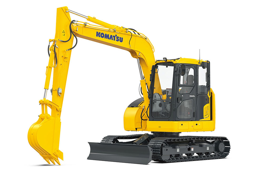 Komatsu PC78US-11 compact excavator, official Komatsu product photo