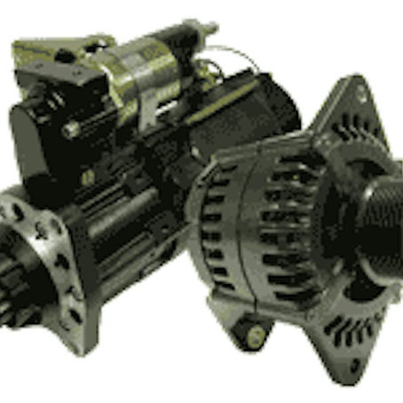 A Leece-Neville heavy-duty alternator, one of many electronically controlled components, alongside the engine ECU, transmission controller, and brake system module, that communicate over a truck's J1939 databus. Photo: Prestolite Electric.