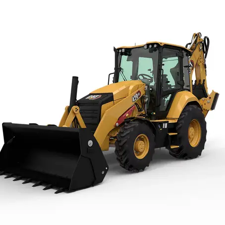 CAT backhoe loader on a jobsite — operating equipment like this safely and productively is exactly the skill NCCER's Heavy Equipment Operations certification is designed to verify