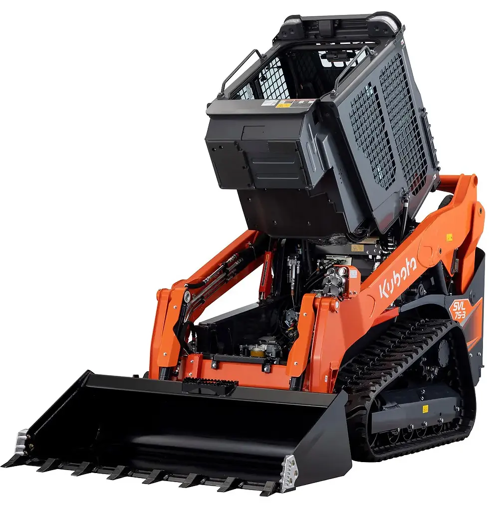 Kubota SVL75-3 compact track loader, official Kubota USA studio product photo