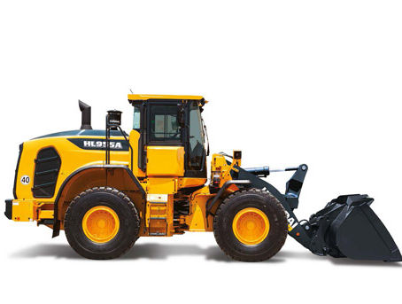 Hyundai HL955A wheel loader, official product photo
