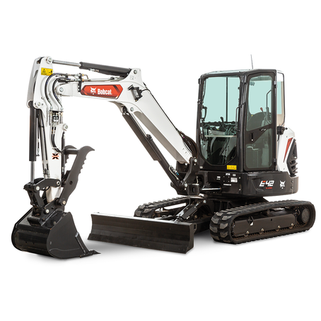 Bobcat E42 compact excavator, official Bobcat product image