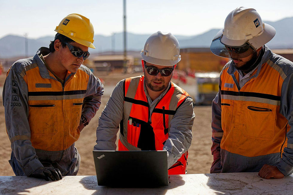 A fleet telematics dashboard tracking location, engine hours, and fault-code data across a mixed construction equipment fleet.