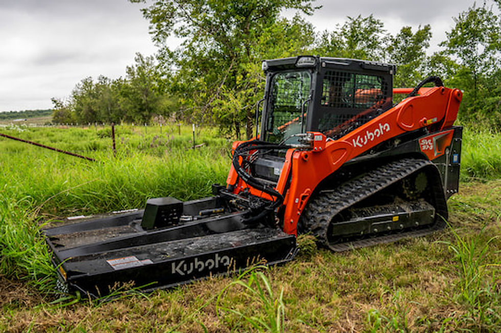 Kubota compact track loader high-flow hydraulics with 14-pin connector