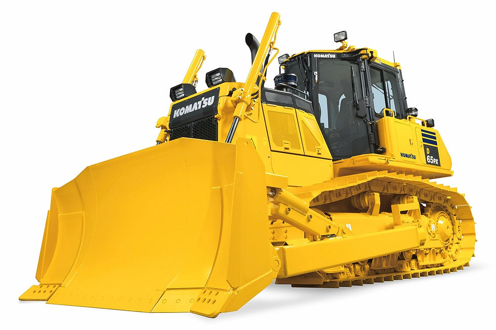 Komatsu D65PX-18 crawler dozer, official Komatsu product photo