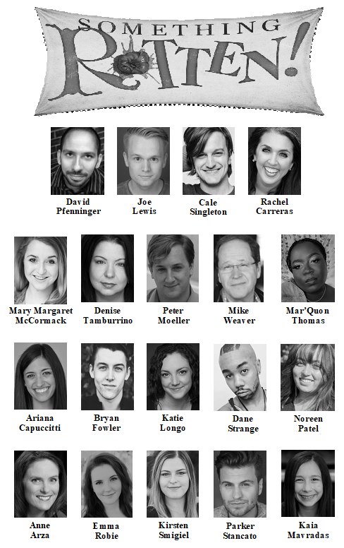 Theatre Nebula Something Rotten! 2021 Cast