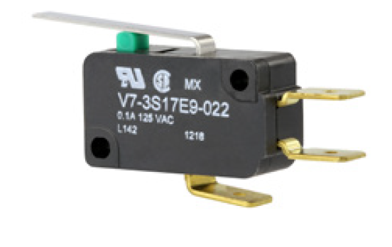 Microinterruptor- 277 Vca 15 A- palanca estándar