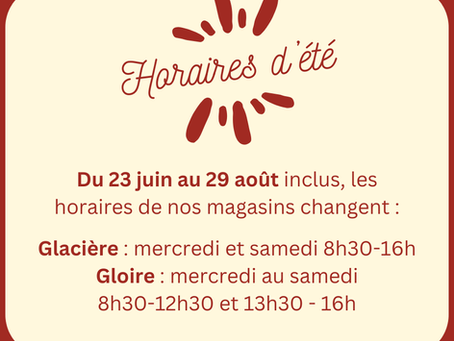 Horaire d'été