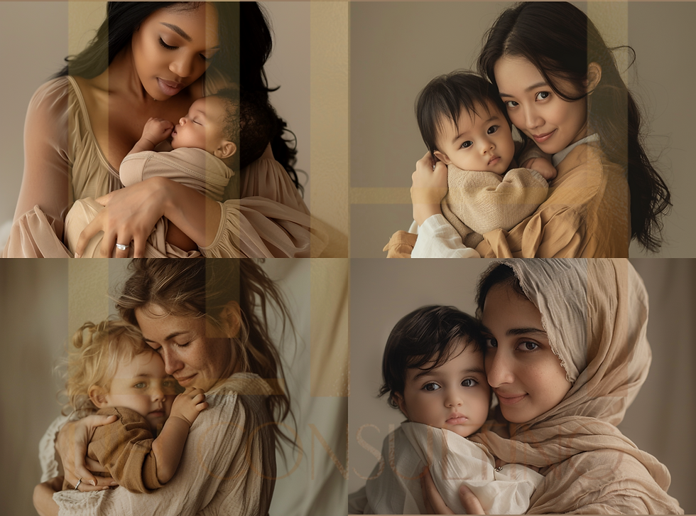Thumbnail: Mother + Child Diverse Stock Photo Pack