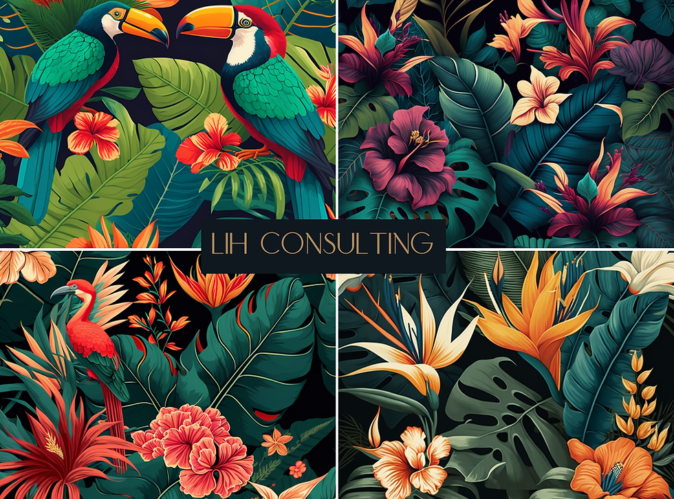 Thumbnail: Tropical Digital Paper Collection