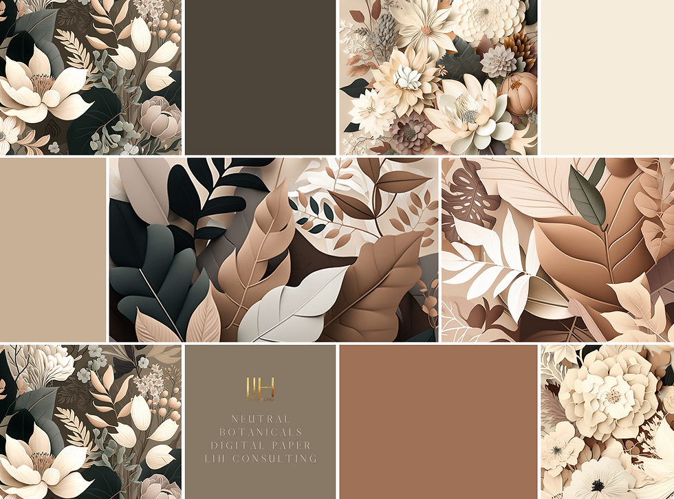 Thumbnail: Neutral Botanicals Digital Paper