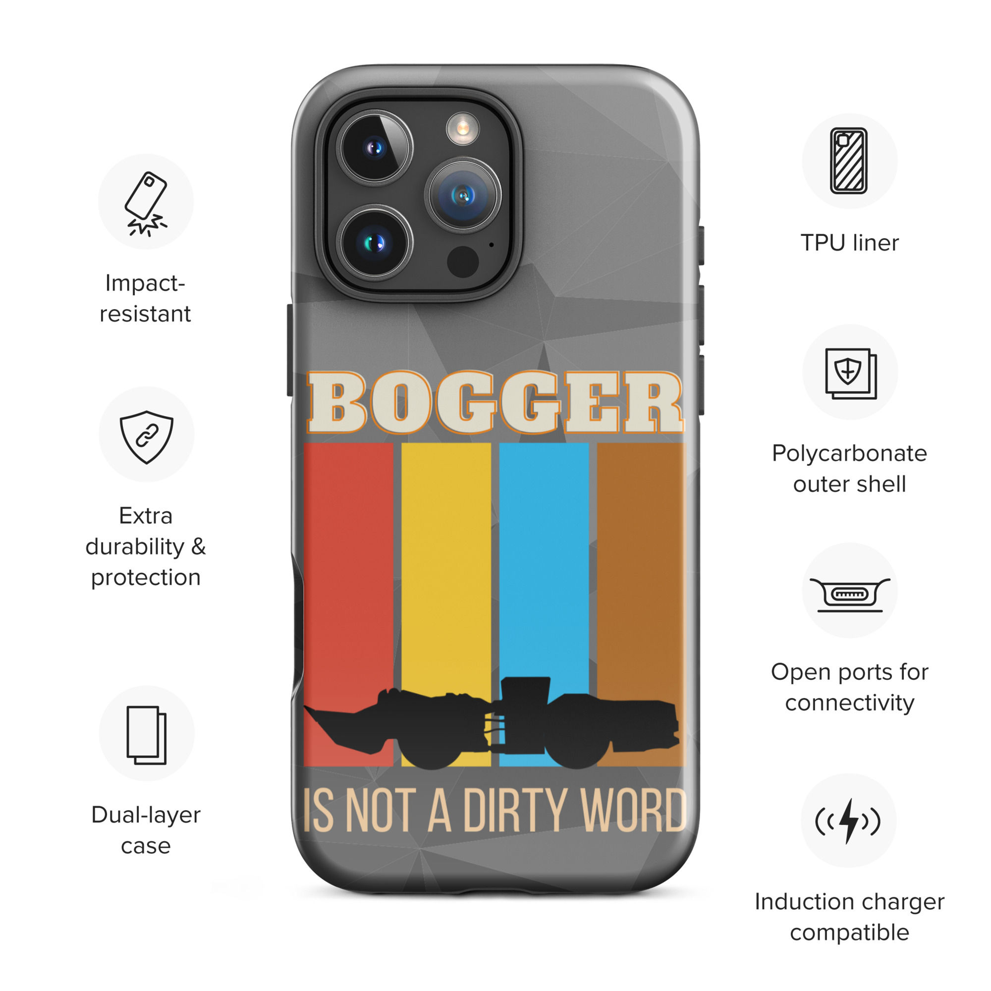 Tough Case for iPhone® Dirty Bogger